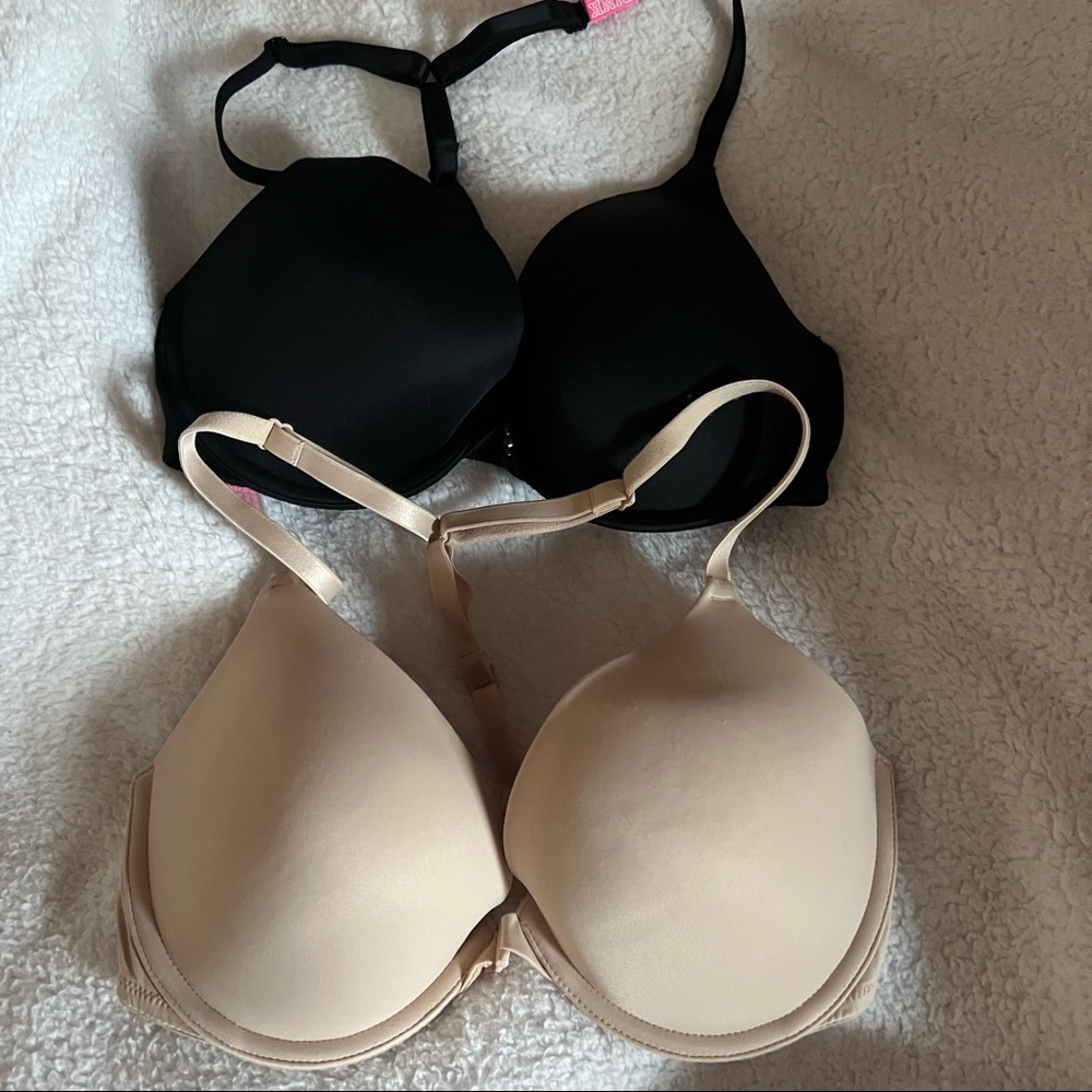 PINK T-Back Push Up Bras